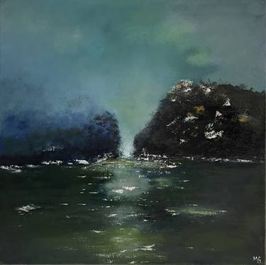 Original Impressionism Seascape Paintings by Muriel Garrett