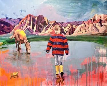 Saatchi Art Artist Jonathan McAfee; Paintings, “The Staging of Our Youth #5” #art