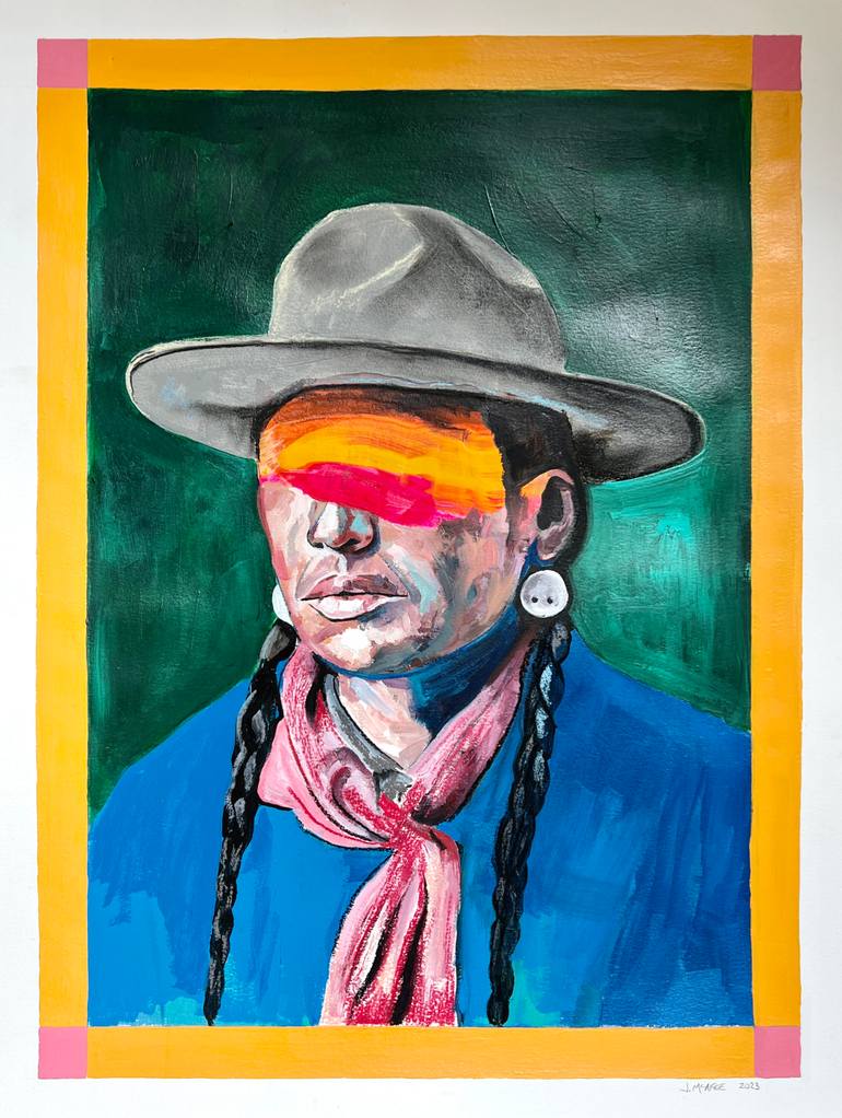 Original Figurative People Painting by Jonathan Mcafee