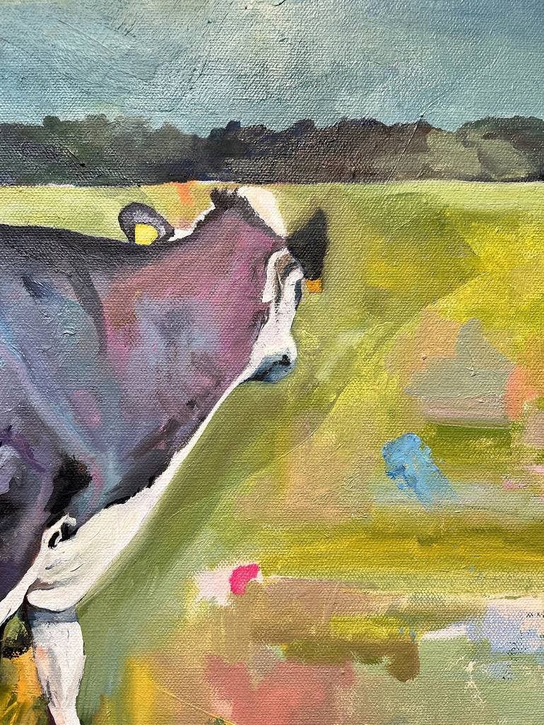 Original Cows Painting by Jonathan McAfee