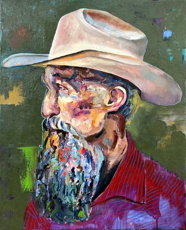 Original Expressionism Portrait Paintings by Jonathan McAfee