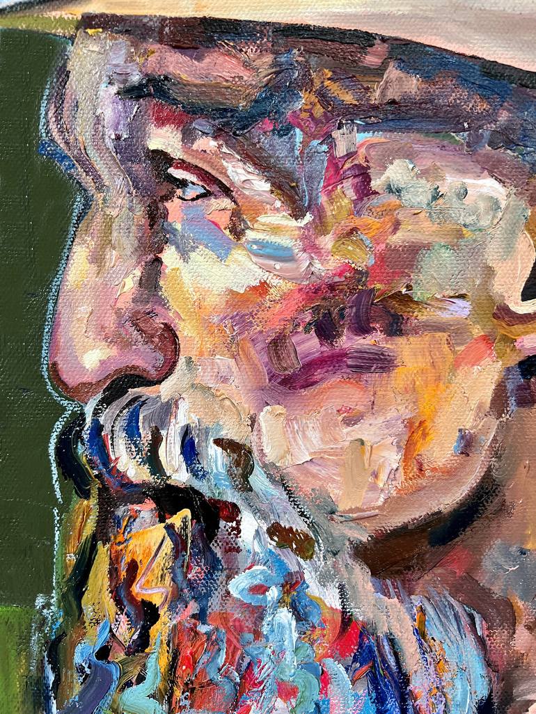 Original Expressionism Portrait Painting by Jonathan McAfee