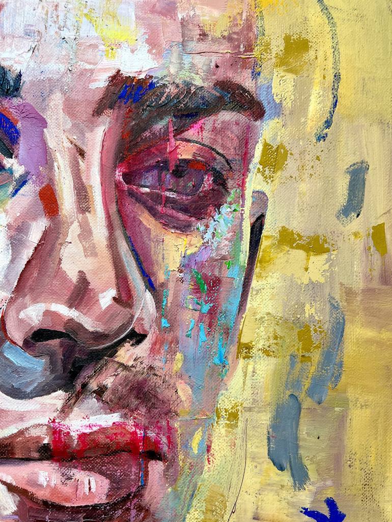 Original Expressionism People Painting by Jonathan McAfee