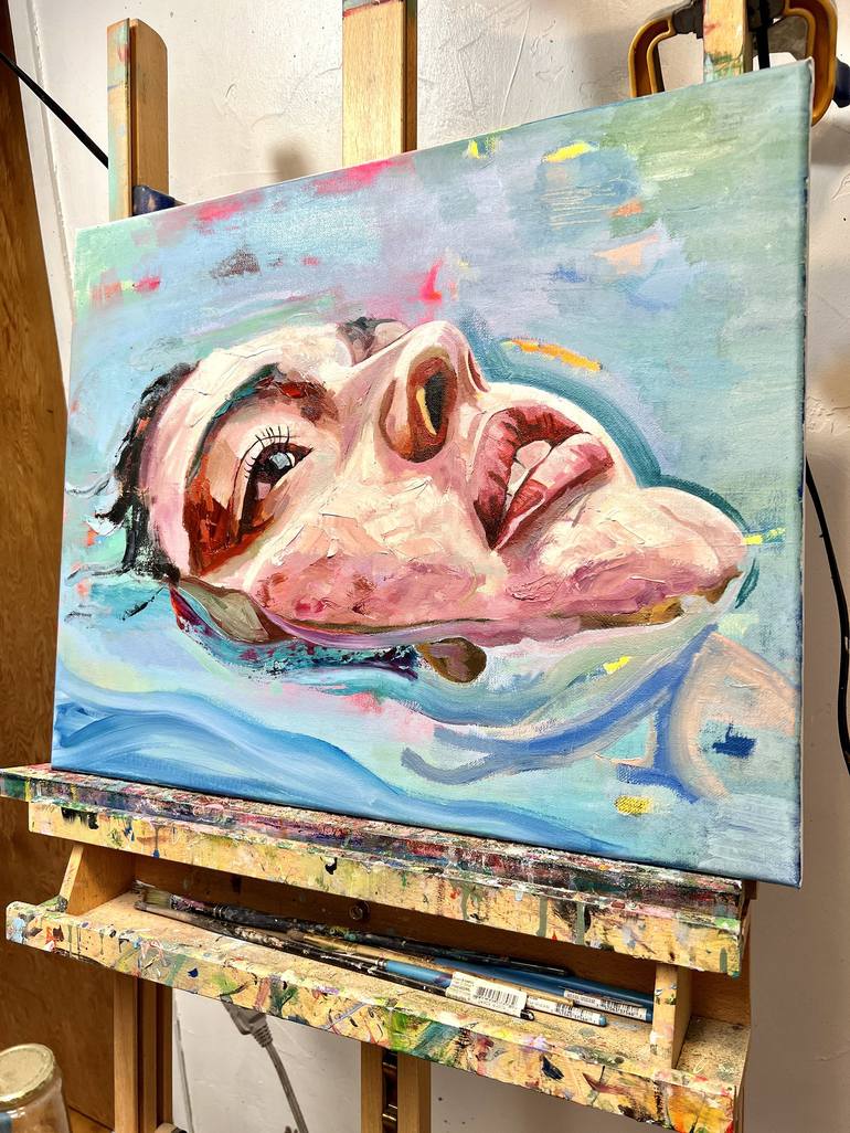 Original Figurative Water Painting by Jonathan McAfee