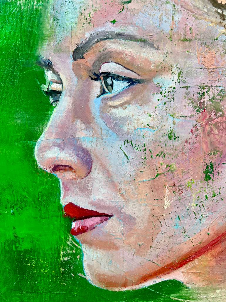 Original Portraiture People Painting by Jonathan Mcafee