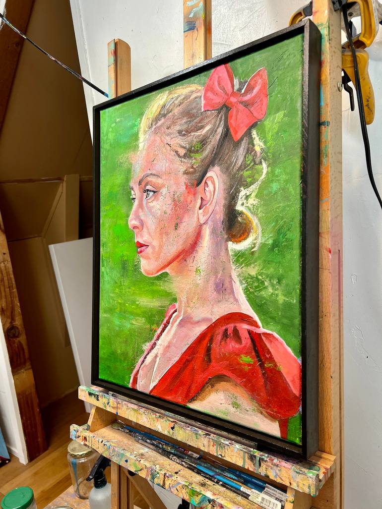 Original Portraiture People Painting by Jonathan Mcafee