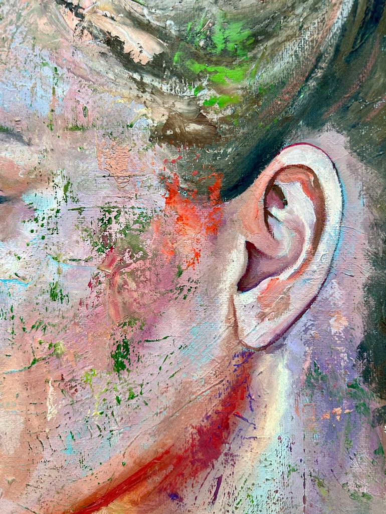 Original Portraiture People Painting by Jonathan Mcafee