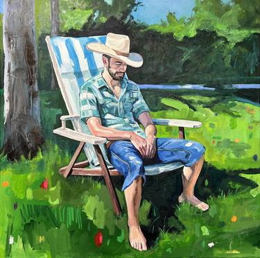 Original Figurative Rural Life Paintings by Jonathan Mcafee
