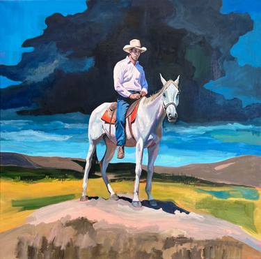Original Expressionism Horse Paintings by Jonathan Mcafee
