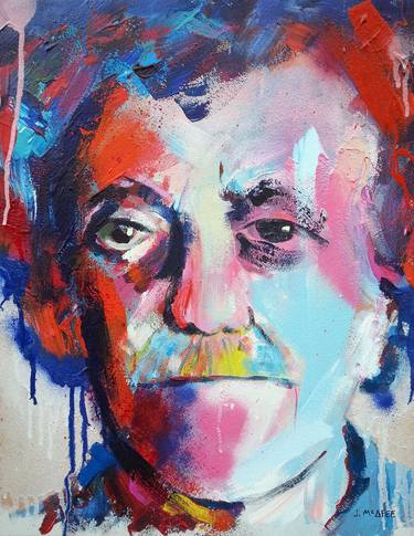 Print of Abstract Expressionism Pop Culture/Celebrity Paintings by Jonathan McAfee