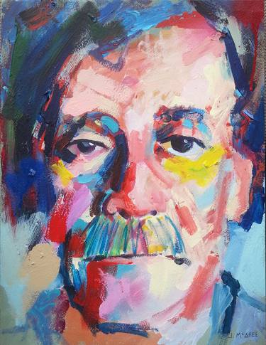 Print of Abstract Expressionism Celebrity Paintings by Jonathan McAfee