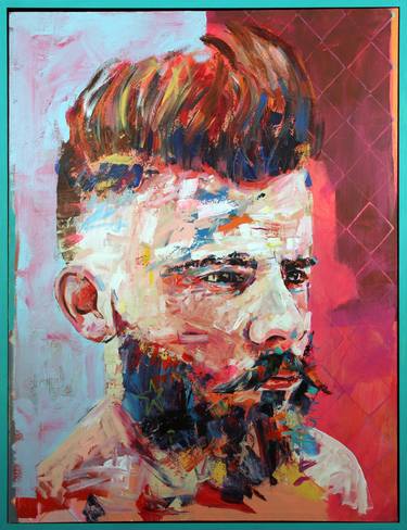 Print of Abstract Expressionism Portrait Paintings by Jonathan McAfee