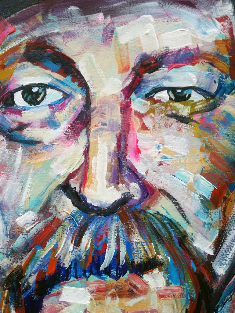 Original Portraiture People Painting by Jonathan McAfee
