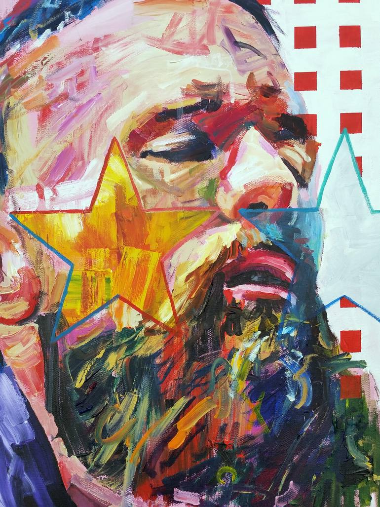 Original Portraiture People Painting by Jonathan Mcafee
