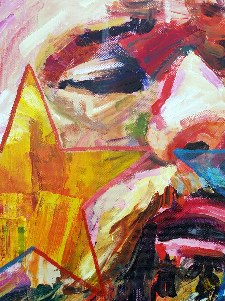 Original Portraiture People Painting by Jonathan Mcafee