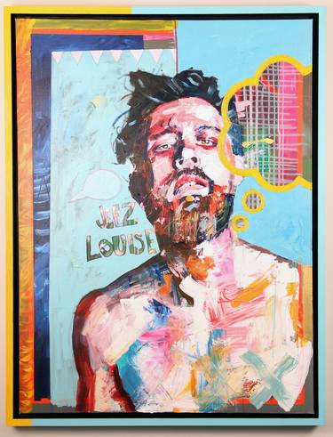 Original Abstract Expressionism People Paintings by Jonathan McAfee