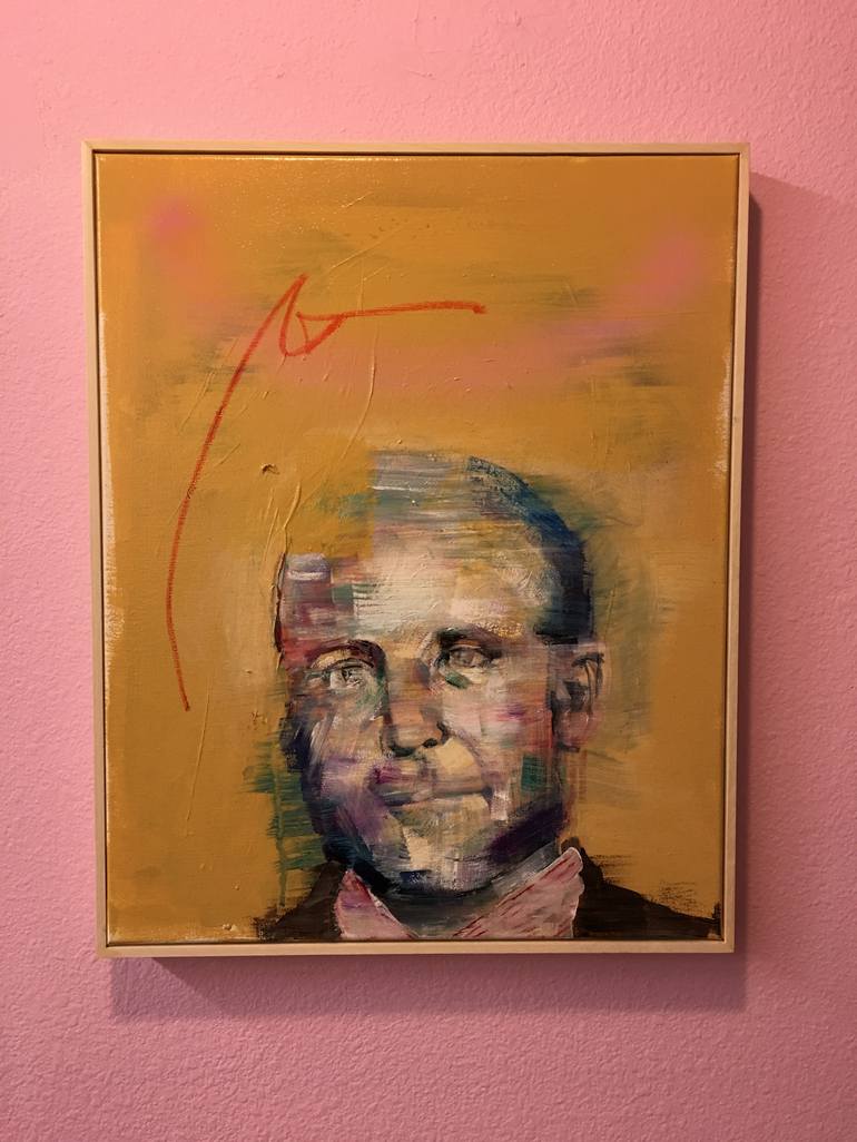 Original Abstract Expressionism Portrait Painting by Jonathan McAfee