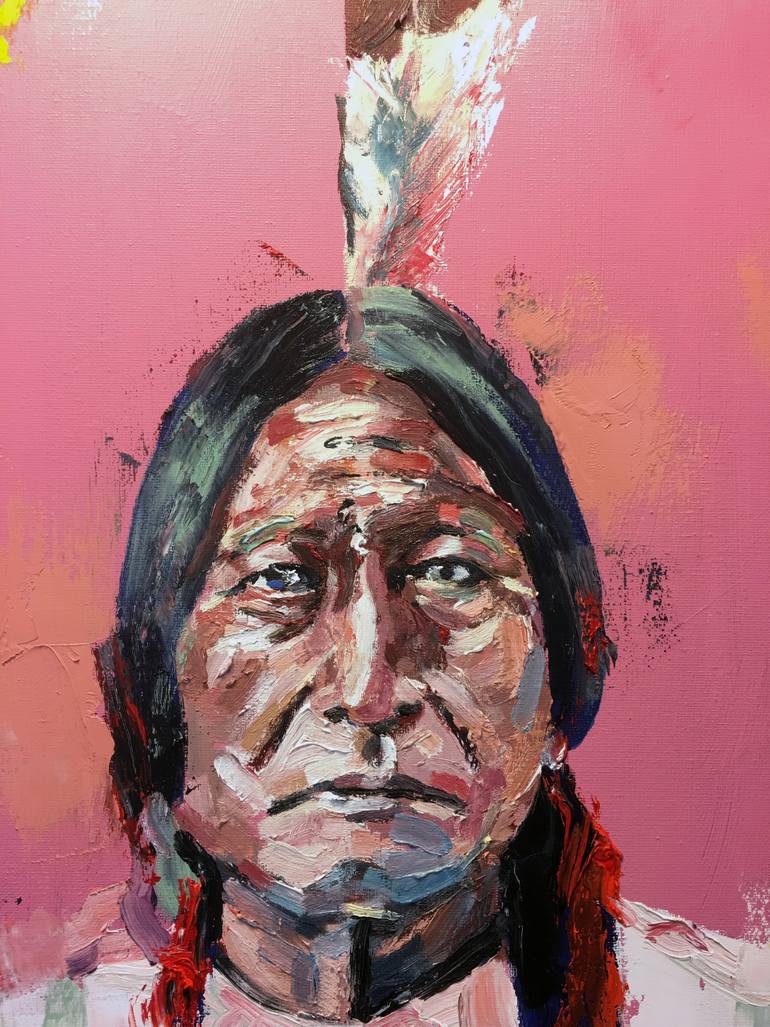 Original Expressionism People Painting by Jonathan Mcafee