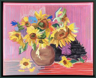 Print of Expressionism Floral Paintings by Jonathan McAfee