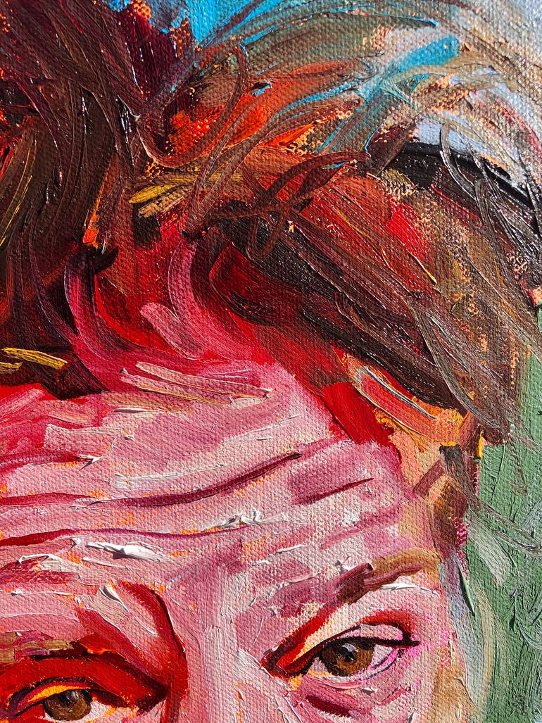 Original Portraiture People Painting by Jonathan Mcafee