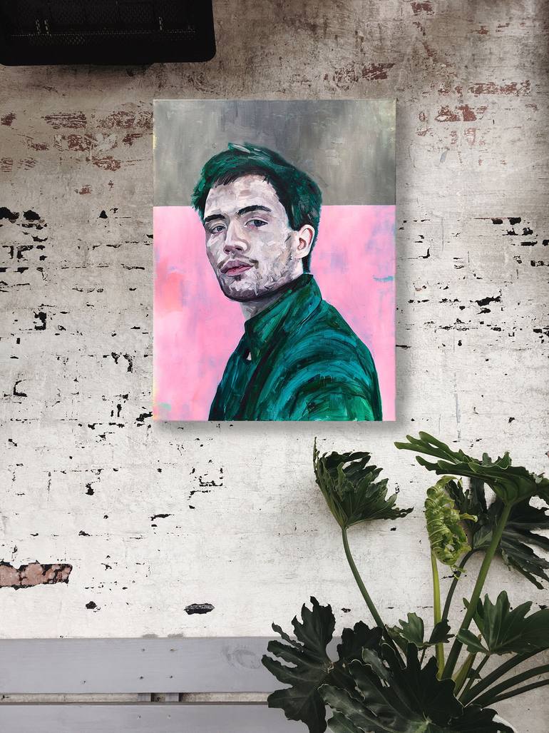 Original Figurative People Painting by Jonathan Mcafee