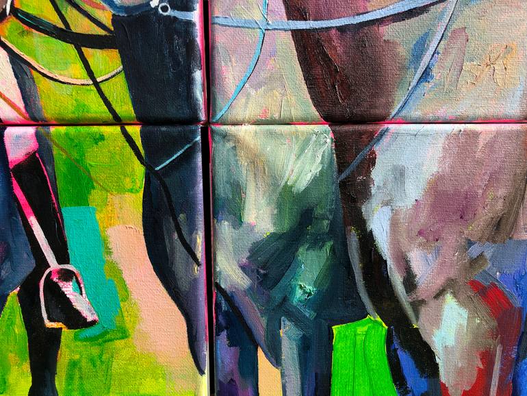 Original Expressionism Animal Painting by Jonathan Mcafee