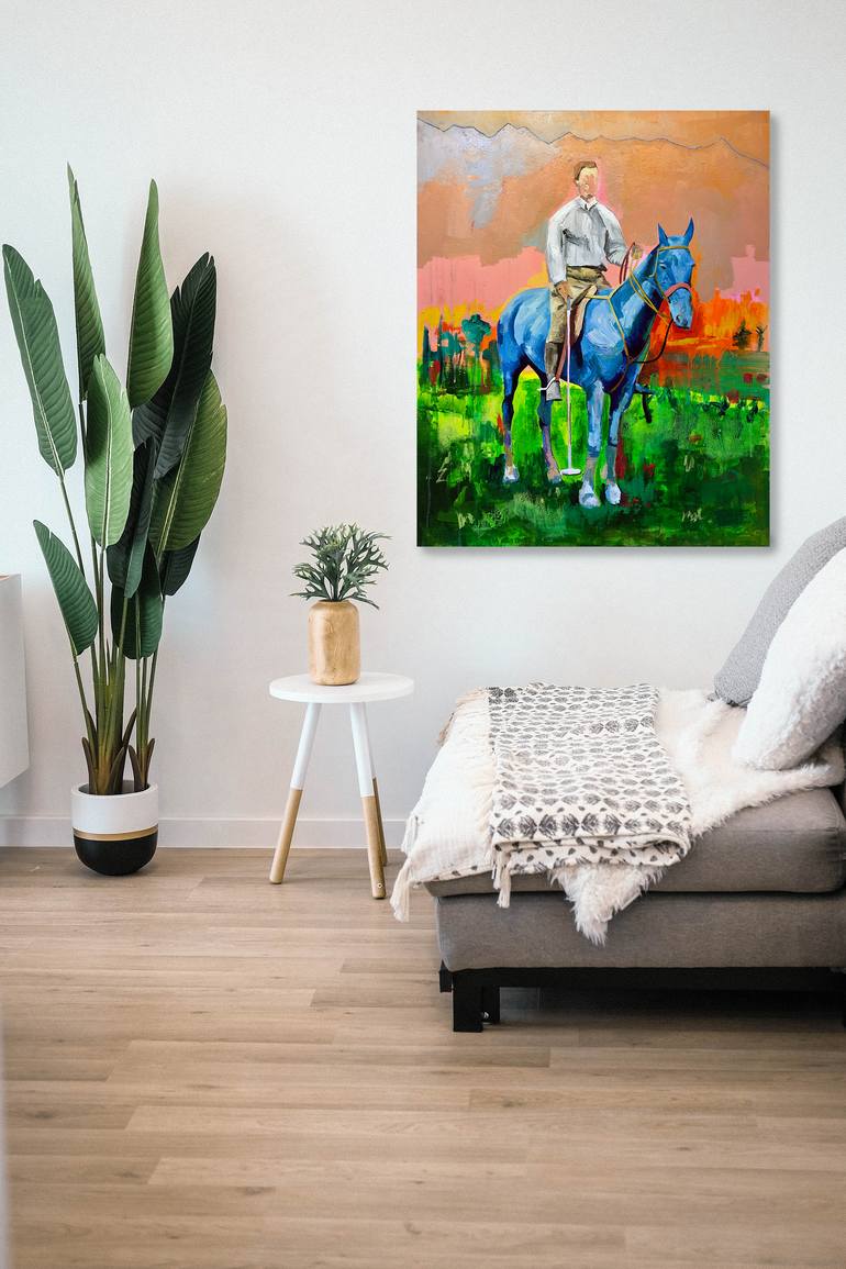 Original Abstract Expressionism Landscape Painting by Jonathan Mcafee