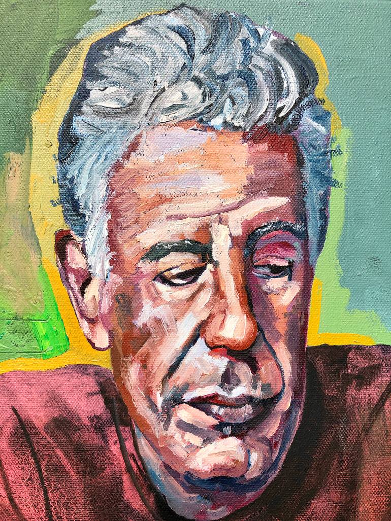 Original Figurative Pop Culture/Celebrity Painting by Jonathan Mcafee