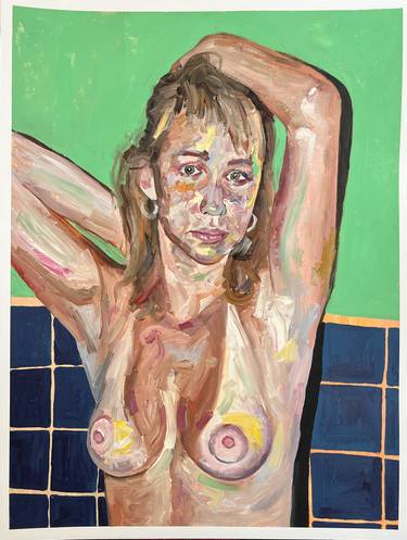 Nude With Blue Tile thumb