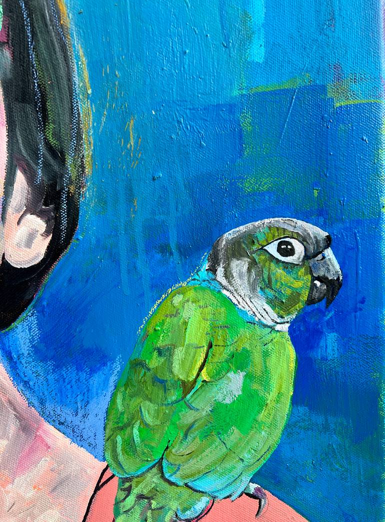 Original Expressionism People Painting by Jonathan Mcafee