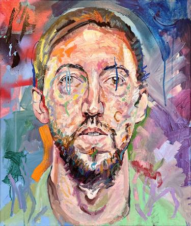 Original Abstract Expressionism Portrait Paintings by Jonathan McAfee