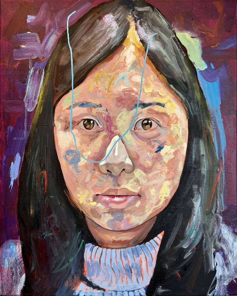 Print of Expressionism Portrait Paintings by Jonathan Mcafee