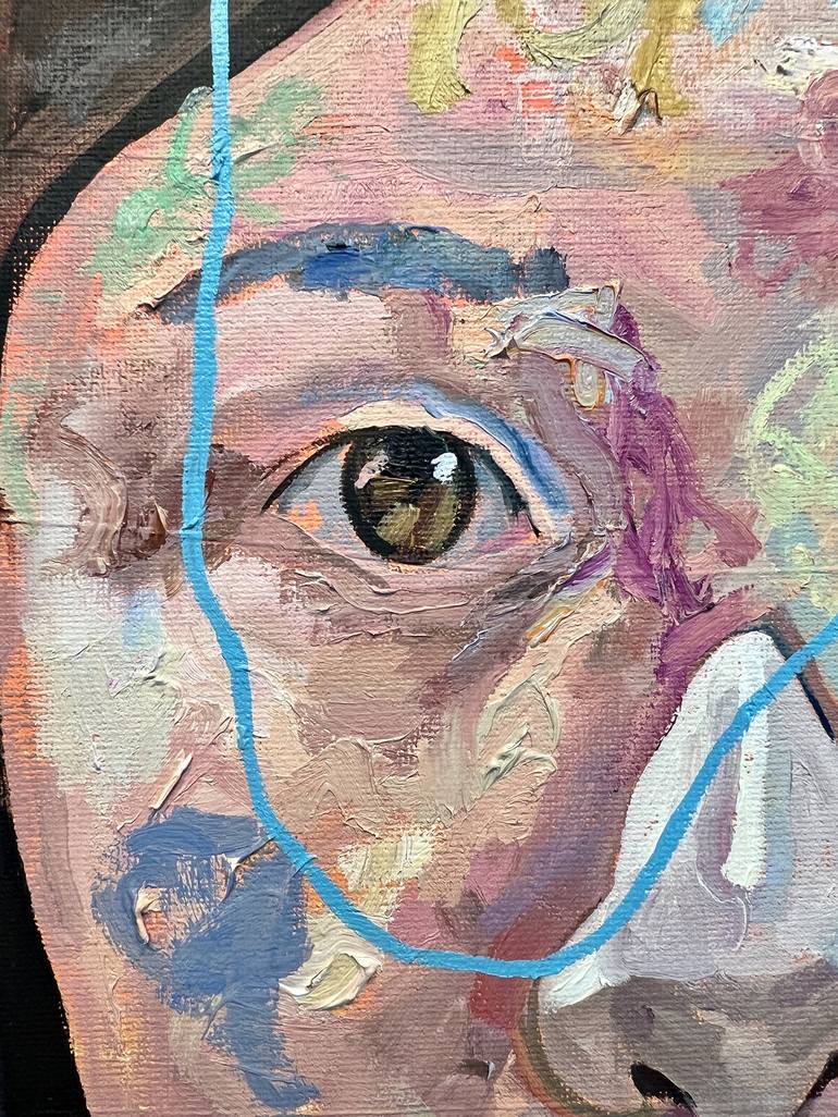 Original Expressionism Portrait Painting by Jonathan McAfee