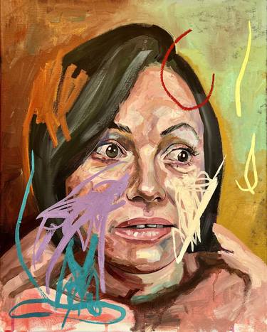 Original Expressionism Portrait Paintings by Jonathan McAfee