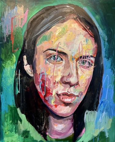 Original Expressionism Portrait Paintings by Jonathan McAfee