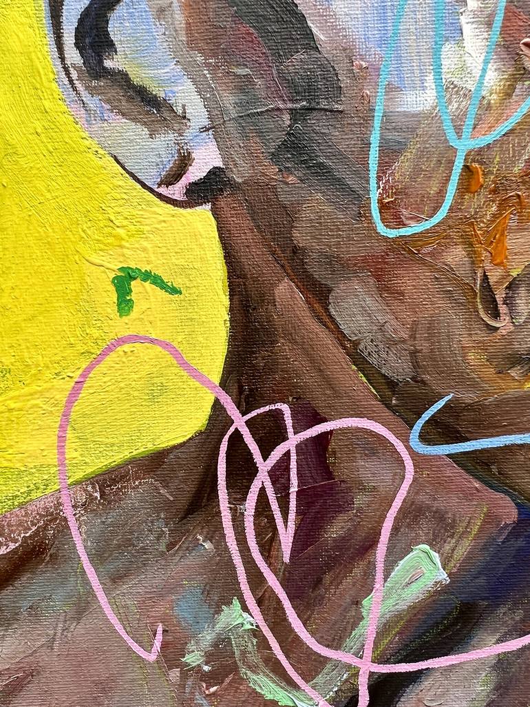 Original Expressionism Portrait Painting by Jonathan McAfee
