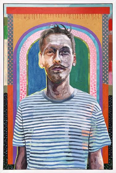 Original Expressionism Portrait Paintings by Jonathan McAfee