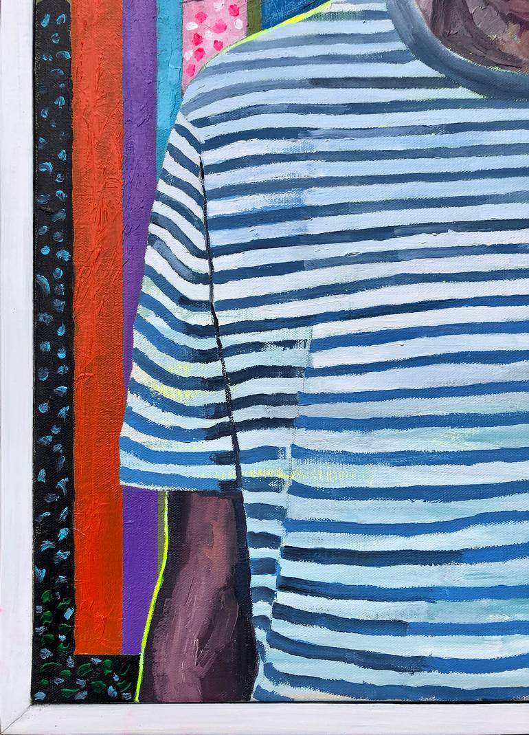 Original Contemporary Portrait Painting by Jonathan Mcafee