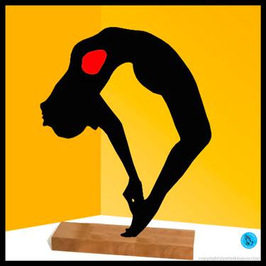 Original Abstract Body Sculpture by Peter Vaccino