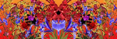 Red Orange Floral - Limited Edition of 1 thumb