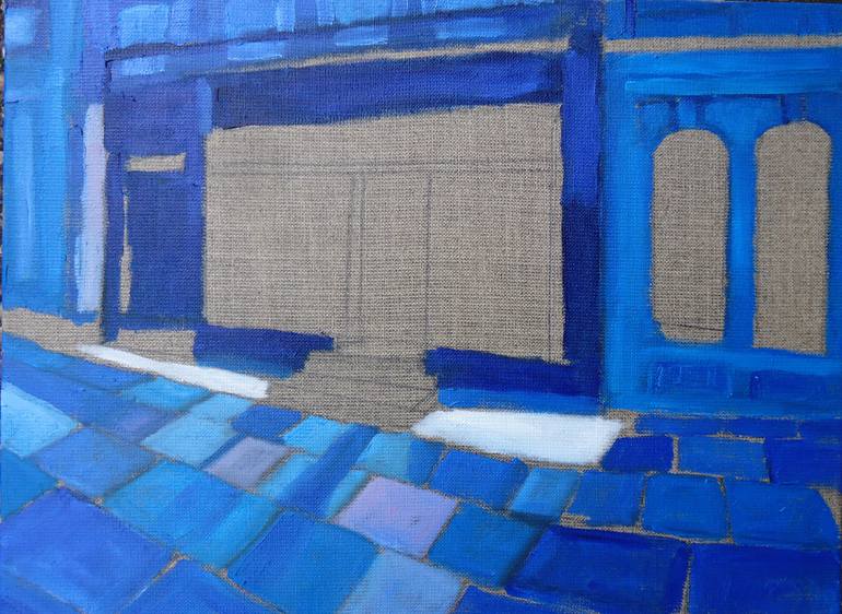 Original Impressionism Architecture Painting by Henry Beer