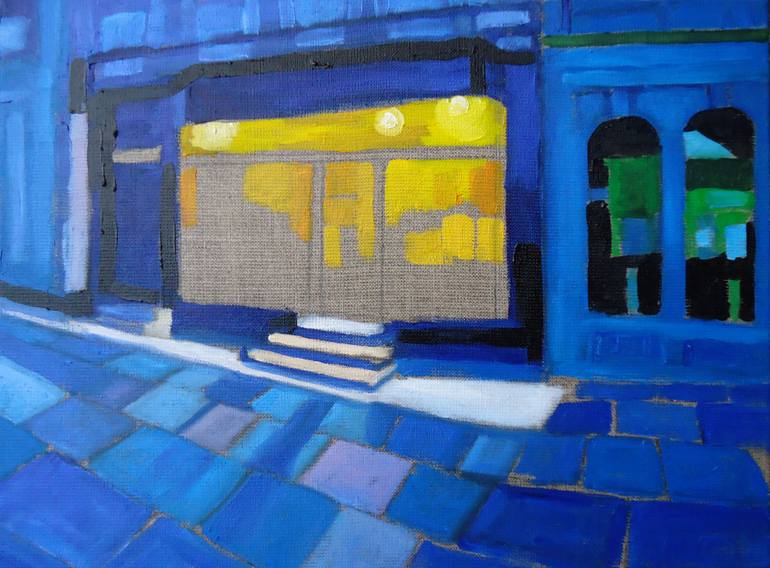 Original Impressionism Architecture Painting by Henry Beer