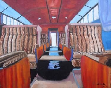 Print of Figurative Train Paintings by Henry Beer