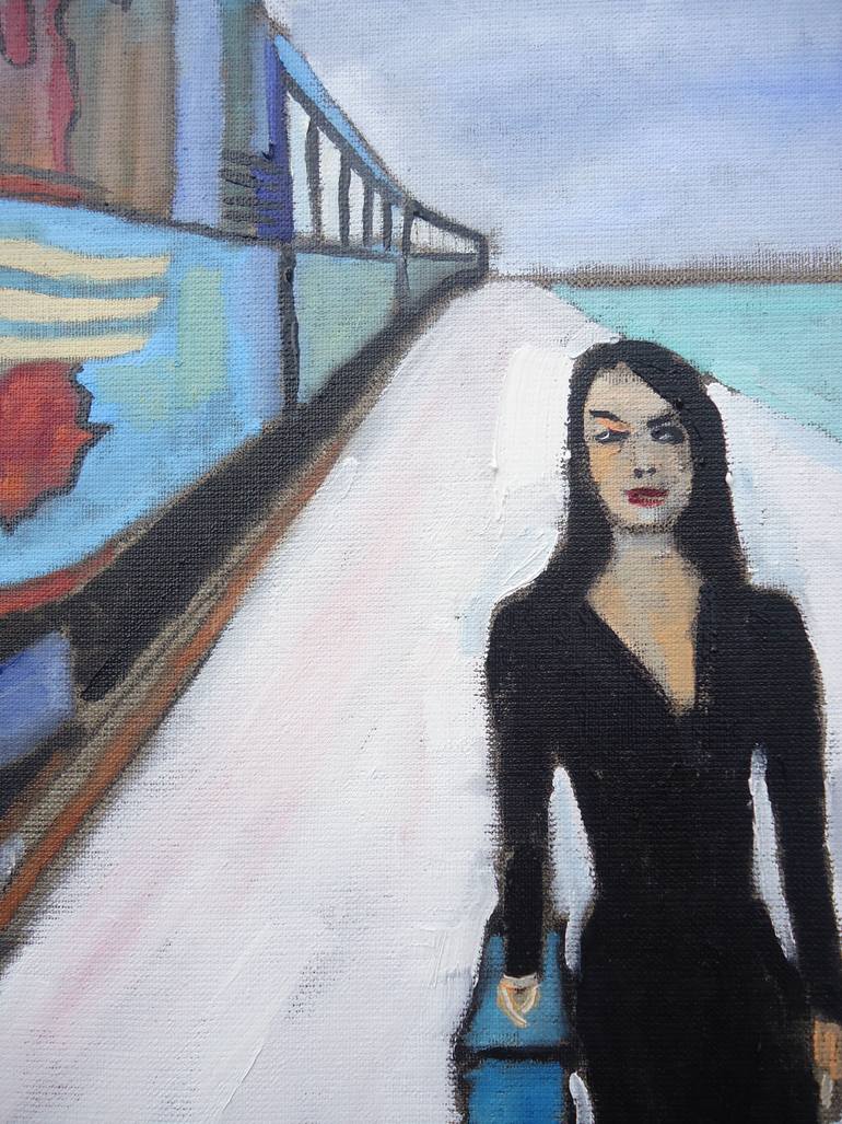 Original Figurative Transportation Painting by Henry Beer