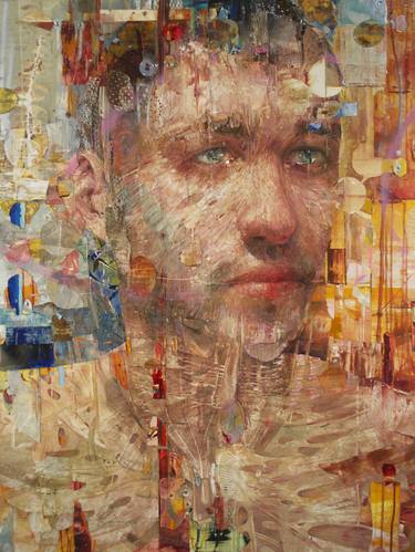 Original Abstract Portrait Paintings by keith perelli