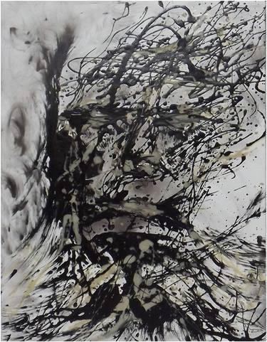 Print of Abstract Portrait Paintings by Tudor Razvan