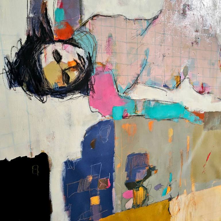 Original Abstract Expressionism Abstract Painting by Matteo Cassina