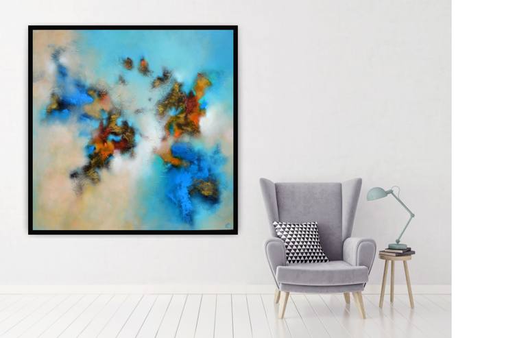 Original Abstract Painting by Matteo Cassina