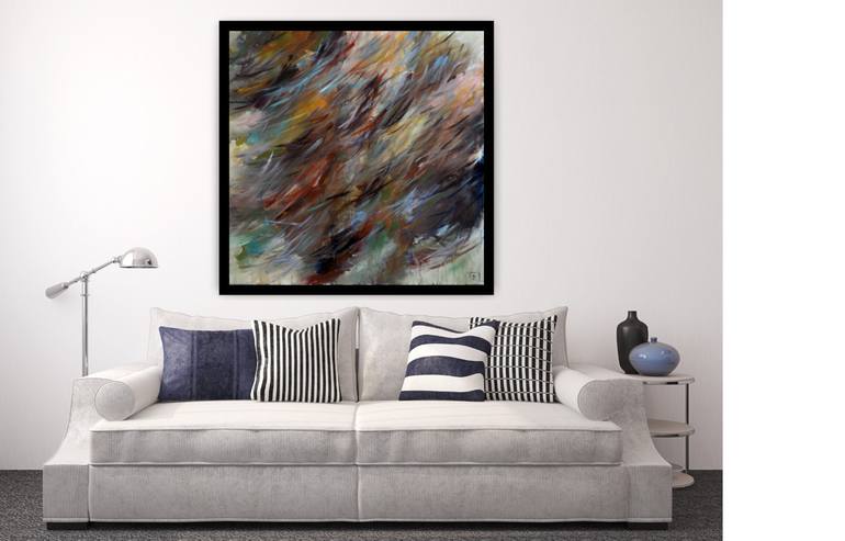 Original Abstract Painting by Matteo Cassina