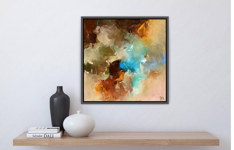 Original Abstract Expressionism Abstract Painting by Matteo Cassina